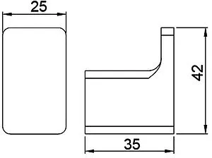 Крючок Timo Selene золото матовое 17111/17 Крючок Timo Selene золото матовое 17111/17, 2