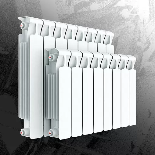 Радиатор биметаллический 4 секции Rifar Monolit 350 RM35004 Радиатор биметаллический 4 секции Rifar Monolit 350 RM35004