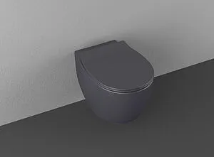 Унитаз подвесной безободковый Allen Brau Fantasy антрацит 4.11004.AN, 3