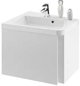 Тумба-умывальник подвесная Ravak 10° SD 55 L белый X000000739+XJIL1155000 Тумба-умывальник подвесная Ravak 10° SD 55 L белый X000000739+XJIL1155000, 1