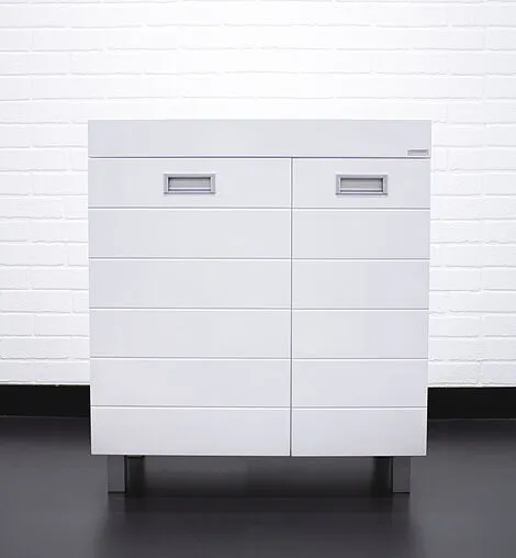 Тумба под умывальник напольный Домино Elen 75 белый DC5003T