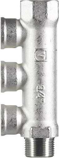 Коллектор распределительный проходной 3 отвода ¾&quot;в/н x ½&quot;в Valtec VTc.550.N.0503