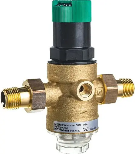 Редуктор давления мембранный 1 1/4" Honeywell-Braukmann D06F-1 1/4"A ...