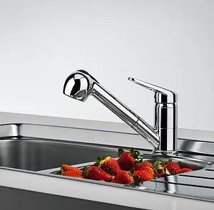 Смеситель для кухни с выдвижным изливом Franke Novara Plus pull-out оникс 115.0470.675 Смеситель для кухни с выдвижным изливом Franke Novara Plus pull-out оникс 115.0470.675, 3