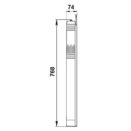 Насос скважинный центробежный 3&quot; Grundfos SQЕ 2-70 96510152