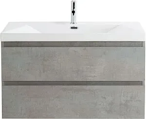 Тумба-умывальник подвесная Cezares Molveno 80 Beton MOLVENO-80-2C-SO-BET+CZR-1188-800/500 Тумба-умывальник подвесная Cezares Molveno 80 Beton MOLVENO-80-2C-SO-BET+CZR-1188-800/500, 1