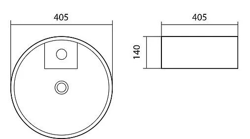 Раковина Aquatek Европа 40 белый AQ5212-00