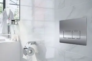 Клавиша смыва для унитаза Azario AZ-8200-0089/AZ-P58-0120 хром глянцевый, 3