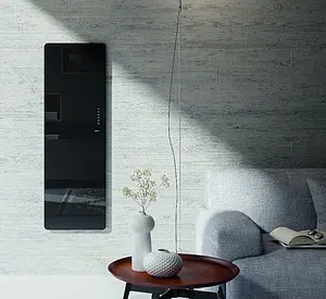 Полотенцесушитель электрический Lazzarini E-Mirrorr 1000x500 700W черный 389300, 1