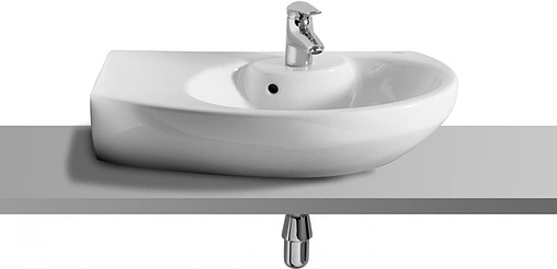 Раковина Roca Dama Senso Compacto 68 R белый 327518000 Раковина Roca Dama Senso Compacto 68 R белый 327518000