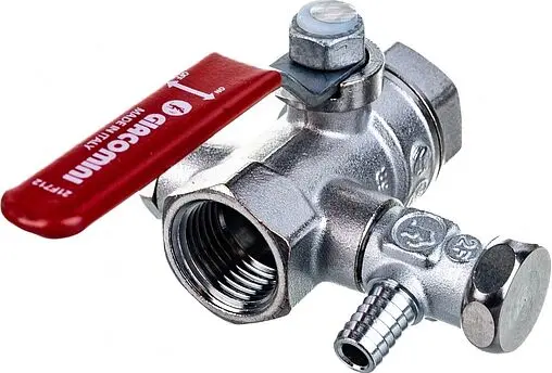 Кран шаровый с дренажем ½"в x ½"в Giacomini R250SX003