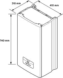 Котел электрический одноконтурный 14кВт Vaillant eloBLOCK VE 14 0010023657, 2
