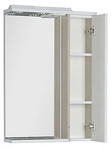 Шкаф-зеркало Aquanet Гретта 60 R белый/светлый дуб 00173985 Шкаф-зеркало Aquanet Гретта 60 R белый/светлый дуб 00173985, 4