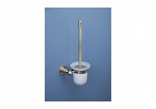 Ёршик для унитаза Aquanet золото 3888