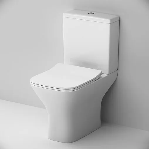 Унитаз-компакт безободковый Am.Pm Gem FlashClean белый C908601SC