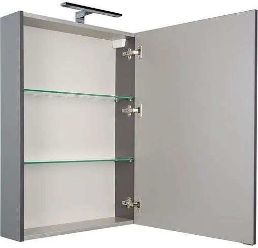 Шкаф-зеркало Aquanet Алвита 60 R серый антрацит 00183989