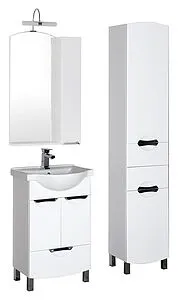 Шкаф-зеркало Aquanet Асти 55 белый 180073, 4