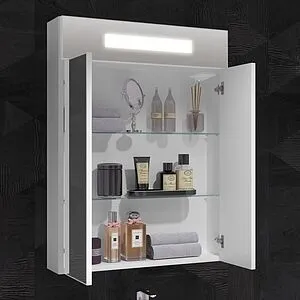 Шкаф-зеркало Opadiris Фреш 60 белый Z0000010395, 3