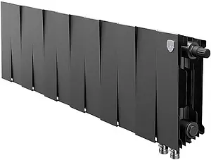 Радиатор биметаллический 12 секций нижнее правое подключение Royal Thermo PianoForte VD 200 Noir Sable RTPNSVDR20012 Радиатор биметаллический 12 секций нижнее правое подключение Royal Thermo PianoForte VD 200 Noir Sable RTPNSVDR20012, 1
