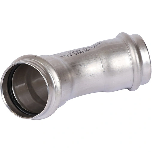 Уголок пресс двухраструбный 35мм угол 45° Sanha NiroSan 9041 6904135