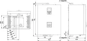 Котел электрический одноконтурный 72кВт Zota SOLID-X 72 SS3468421072, 2