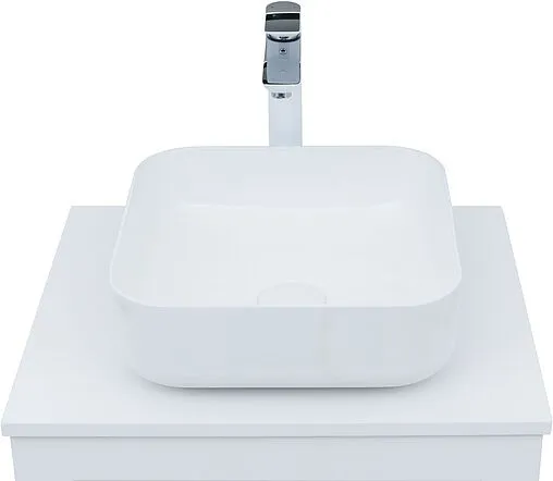 Тумба-умывальник подвесная Aquanet Терра 60 белый матовый 00313232+