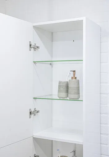 Шкаф-пенал подвесной Домино Graffo 40 белый DGr2104P