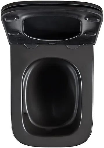 Унитаз подвесной безободковый Lemark Florex Торнадо 3.0 черный матовый 9612002