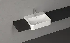 Раковина ISVEA Sott'Aqua 58 белый 10SQ51058SV Раковина ISVEA Sott'Aqua 58 белый 10SQ51058SV, 3