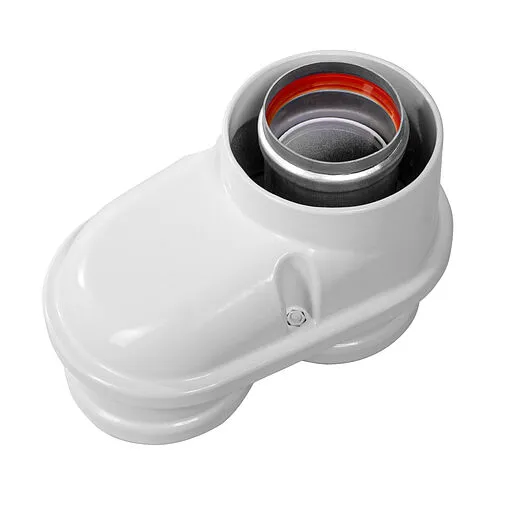 Адаптер разделительный Ø 60/100 x 80/80мм (алюм.) Royal Thermo RTF04.030