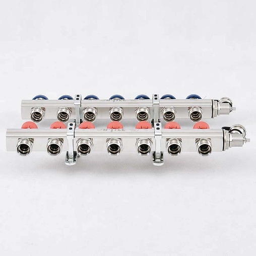 Группа коллекторная без расходомеров 7 отводов 1&quot;в/в x ¾&quot;ек Uni-fitt 441E4307