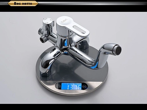 Душевая система со смесителем для ванны D&amp;K Rhein.Paulinus хром DA1353701C11