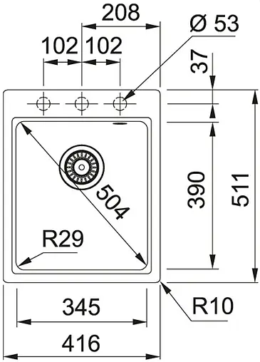 Мойка кухонная Franke Maris MRG 610-42 оникс 114.0198.953