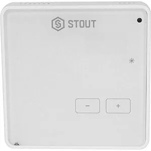 Проводной комнатный терморегулятор Stout R-10z белый STE-0101-010003, 1
