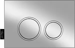 Клавиша смыва для унитаза Jacob Delafon E38066-CP хром глянцевый Клавиша смыва для унитаза Jacob Delafon E38066-CP хром глянцевый, 1