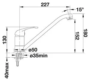 Смеситель для кухни Blanco Daras жасмин 524183 Смеситель для кухни Blanco Daras жасмин 524183, 2
