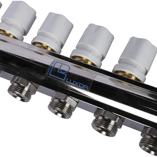 Группа коллекторная с расходомерами 8 отводов 1&quot;в/в x ¾&quot;ек Luxor CD 477/8 15662708N