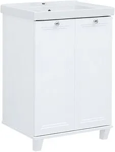 Тумба-умывальник напольная Aquanet Амели 60 белый 00261989+641587, 1