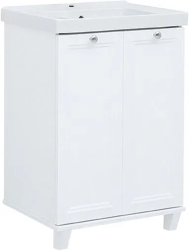 Тумба-умывальник напольная Aquanet Амели 60 белый 00261989+641587