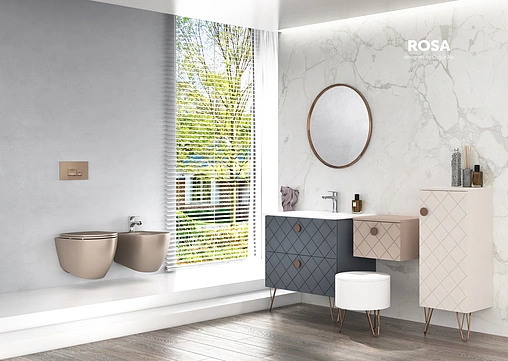 Зеркало ISVEA Rosa 70 медь 29RA4001080I