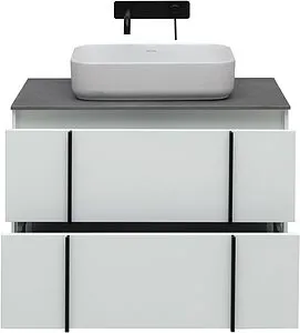 Тумба-умывальник подвесной Allen Brau Reality 90 белый 1.32006.WM+, 3