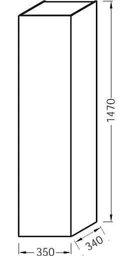 Шкаф-пенал подвесной Jacob Delafon Odeon Up 35 зеркало/белый EB873-N18 Шкаф-пенал подвесной Jacob Delafon Odeon Up 35 зеркало/белый EB873-N18
