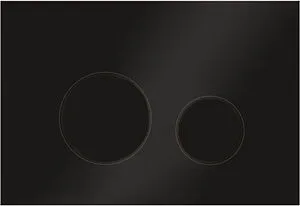 Клавиша смыва для унитаза KK-POL M11 350/PPC/005-00-00 черный матовый, 1