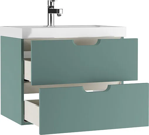 Тумба под умывальник подвесной Домино Classica 70 олива DD2505T