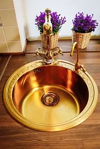 Мойка кухонная Omoikiri Tovada 49-AB античная латунь 4993047 Мойка кухонная Omoikiri Tovada 49-AB античная латунь 4993047, 4