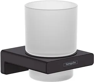 Стакан Hansgrohe AddStoris чёрный матовый 41749670 Стакан Hansgrohe AddStoris чёрный матовый 41749670, 1