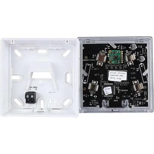 Беспроводной комнатный терморегулятор 24В Rehau Nea Smart 2.0 TRW белый 13280101003