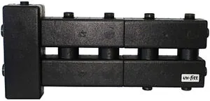 Распределительный коллектор 4 контура с гидрострелкой 1¼&quot;н x 1&quot;н Uni-fitt 437Z4134, 1