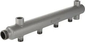 Коллектор распределительный концевой 7 отводов 1&quot;н x ½&quot;н Ду 40мм Valtec VTc.510.BS.060407, 5