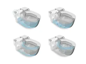 Унитаз подвесной Roca Meridian In-Tank I белый 893302000 Унитаз подвесной Roca Meridian In-Tank I белый 893302000, 3